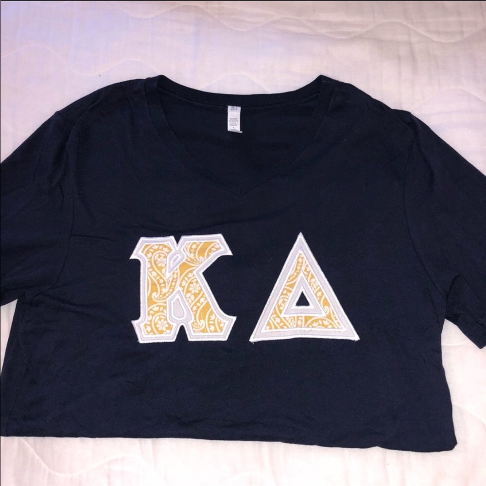 KD stitched letter shirt